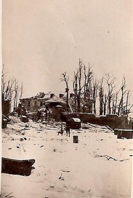 World War 1,  France, Villers Bretonneux, 1918