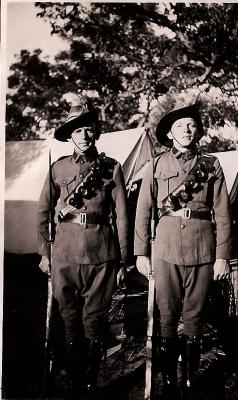 World War 2, Western Australia, Melville Camp, 25 Light Horse Machine Gun Regiment, 1940