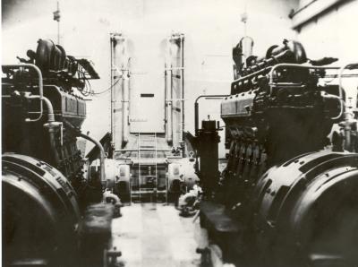 World War 2, Western Australia, Rottnest Island, Oliver Hill Battery, Engine Room