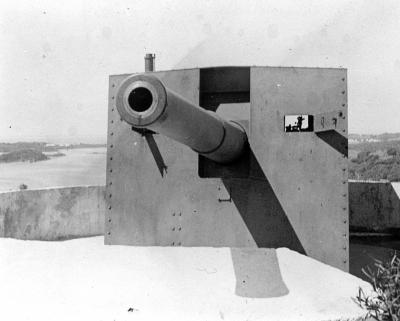 World War 2, Western Australia, Rottnest Island, Oliver Hill, 9,2 inch Mk 10 Coast Defence gun, H1