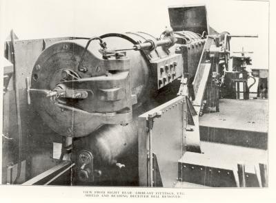 World War 2, Western Australia, Rottnest Island, Oliver Hill Battery. 9.2 inch Mk 10 gun an Mk 7 Mounting from Technical Handbook.