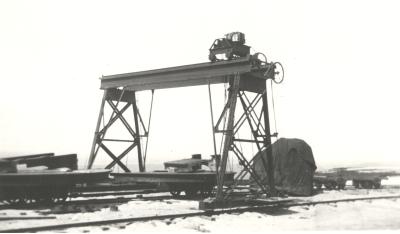 Inter war, Western Australia, Rottnest Island,Oliver Hill, Installation, mobile heavy lift gantry