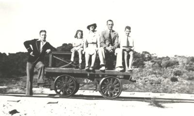 Inter War, Western Australia, Rottnest Island, Military Railroad. Kalamazoo
