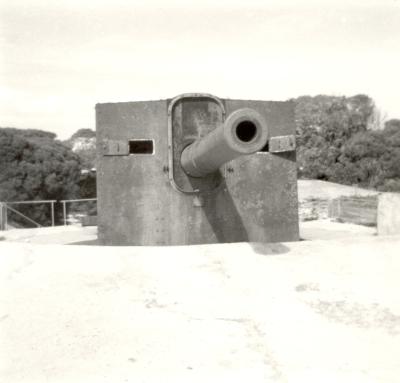 World War 2, Western Australia, Rottnest Island, Oliver Hill Battery, H2 Front View
