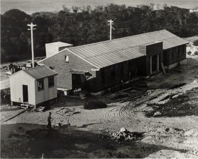 Inter War, Western Australia, Rottnest Island, Kingstown Barracks, Artillery Building. Under construction, 1937