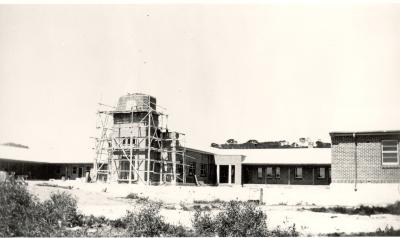 Inter War, Western Australia, Rottnest Island, Kingstown Barracks. Construction. Main block and clocktower