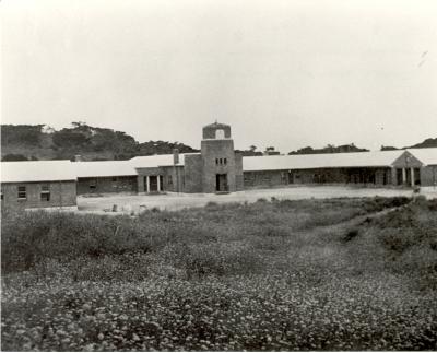 Inter war, Western Australia, Rottnest Island, Kingstown Barracks. Under construction