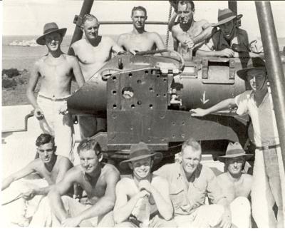 Inter War, Western Australia, Rottnest Island. Bickley Battery, Installation. Mounting 6 inch Mk XI gun. 6 Heavy Battery Royal Australian Artillery