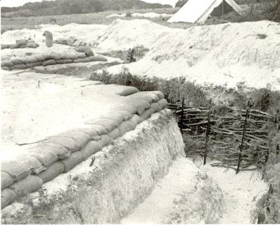 Inter War, Western Australia, Rottnest Island, 16 Battalion Cameron Highlanders, Entrenchments 1938