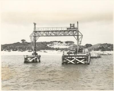 Inter War, Western Australia, Rottnest Island, Army Jetty, Heavy Lift Gantry