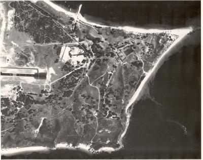 Post 1945, Western Australia, Rottnest Island, Kingstown Barracks, Aerial photo