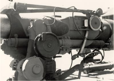 World War 2, Western Australia, Fortress Fremantle. Unites States Navy, USS Peary, salvaged 4 inch gun