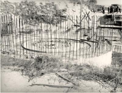 World War 2, Western Australia, Fortress Fremantle. Garden Island. Scriven Battery. 9.2 inch Mk XV guns, 1943