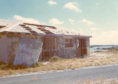 Post 1945, Western Australia, Rottnest Island, Oliver Hill. Workshop and water tank