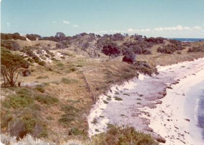 Post 1945, Western Australia, Rottnest Island, Bickley Battery. Fence Line