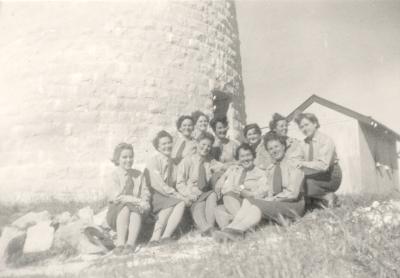 World War 2, Western Australia, Rottnest Island. Bathurst Light House. Australian Womens Army Service, 1943