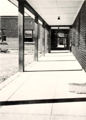 World War 2, Western Australia, Rottnest Island. Kingstown Barracks, Verandah 1939