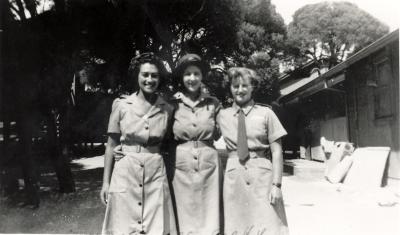 Western Australia, Rottnest Island. Bickley Camp. COGHLAN,  Australian Womens Army Service.