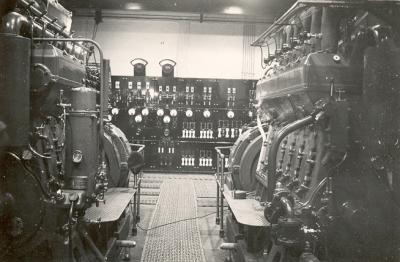 World War 2, Western Australia, Rottnest Island. Oliver Hill Battery. Engine Room