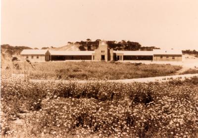 Inter War, Western Australia, Rottnest Island, Kingstown Barracks. Parade Square not yet constructed