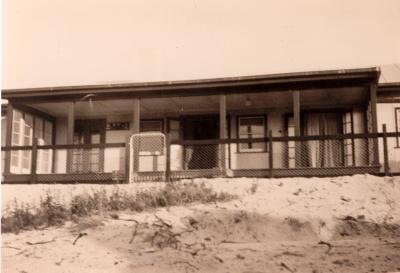 inter War, Western Australia, Rottnest Island, Kingstown Barracks. Commander's House, rear verandah