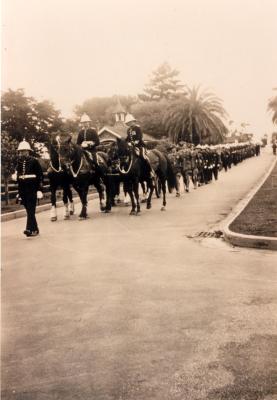 inter war, Western Australia, Perth, Karrakatta Cemetery. Funeral of Lieutenant William James LAKE 1939