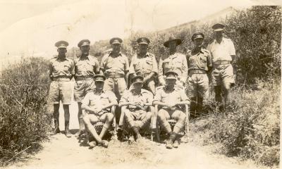 World War 2. Western Australia, Rottnest Island. Group photo