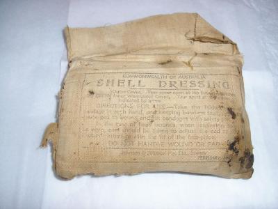 SHELL DRESSING WORLD WAR II