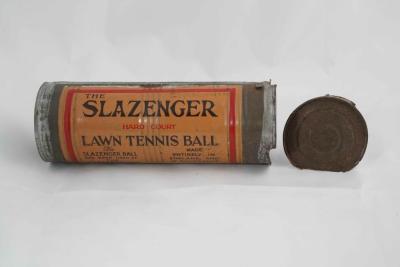 EQUIPMENT: TENNIS BALLS AND CONTAINER