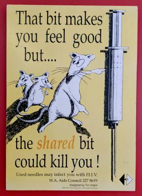 WAAC Clean Needle Poster