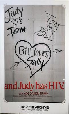 and Judy has HIV Poster
