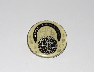 1967 Second World Tournament Commemorative Pin
