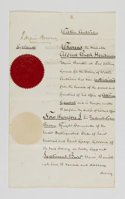 APPOINTMENT, SEPTIMUS BURT AS ASSISTANT ATTORNEY GENERAL