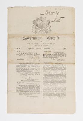 GOVERNMENT GAZETTE, SEPTIMUS BURT, APPOINTMENT AS REPRESENTATIVE COLONIAL CONFERENCE, LONDON
