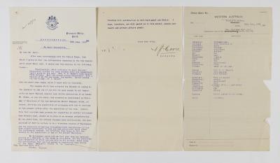 LETTER, PREMIER TO SEPTIMUS BURT, RE APPOINTMENT AS AGENT-GENERAL IN UNITED KINGDOM
