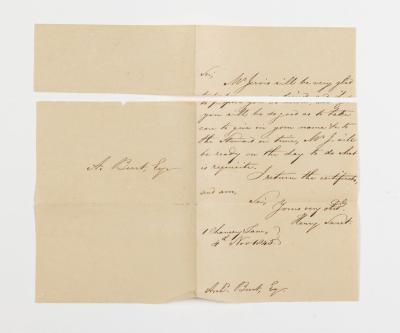 LETTERS, ACCOUNTS & RECEIPTS, MIDDLE TEMPLE, ARCHIBALD PAULL BURT