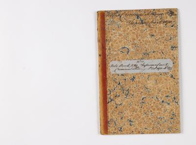 NOTEBOOK, ARCHIBALD PAULL BURT, SUPREME COURT CRIMINAL SITTINGS, 1860-1861