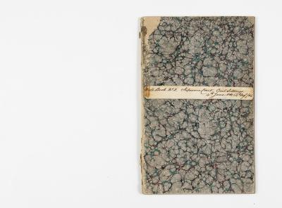 NOTEBOOK, ARCHIBALD PAULL BURT, SUPREME COURT CIVIL SITTINGS, 1862-1864