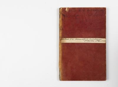 NOTEBOOK, ARCHIBALD PAULL BURT, SUPREME COURT CIVIL SITTINGS, 1864-1867