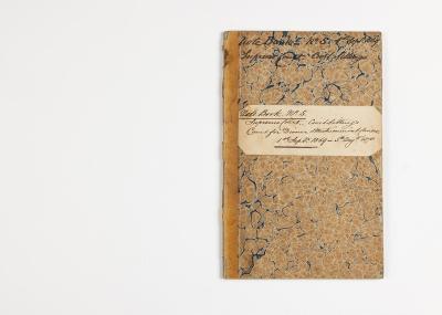 NOTEBOOK, ARCHIBALD PAULL BURT, SUPREME COURT CIVIL SITTINGS, 1869-1870