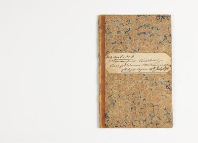 NOTEBOOK, ARCHIBALD PAULL BURT, SUPREME COURT CIVIL SITTINGS, 1870-1871