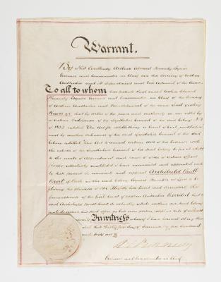 WARRANT, ARCHIBALD PAULL BURT APPOINTED COMMISSIONER OF CIVIL COURT OF WESTERN AUSTRALIA