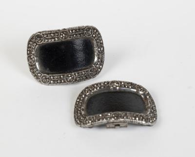 BUCKLES, SHOE, MATCHING PAIR