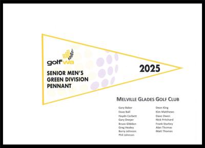 PENNANT - SENIOR MEN GREEN DIVISION 2025