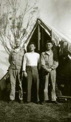 AMERICAN ARMY PERSONNEL AT CLAREMONT SHOWGROUNDS