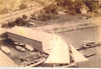 SHARKEY COLLECTION - BOAT SHED, DINGHIES AND YACHTS