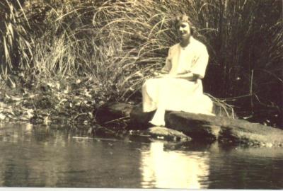 SHARKEY COLLECTION - WOMAN AT RIVER'S EDGE