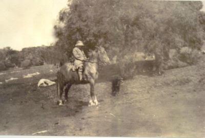 SHARKEY COLLECTION - PERSON ON A HORSE
