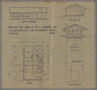 PLAN: ARCHITECTURE, 53 HERBERT ROAD, SHENTON PARK