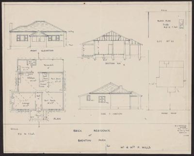 ARCHITECTURAL HOUSE PLAN: 159 DERBY ROAD